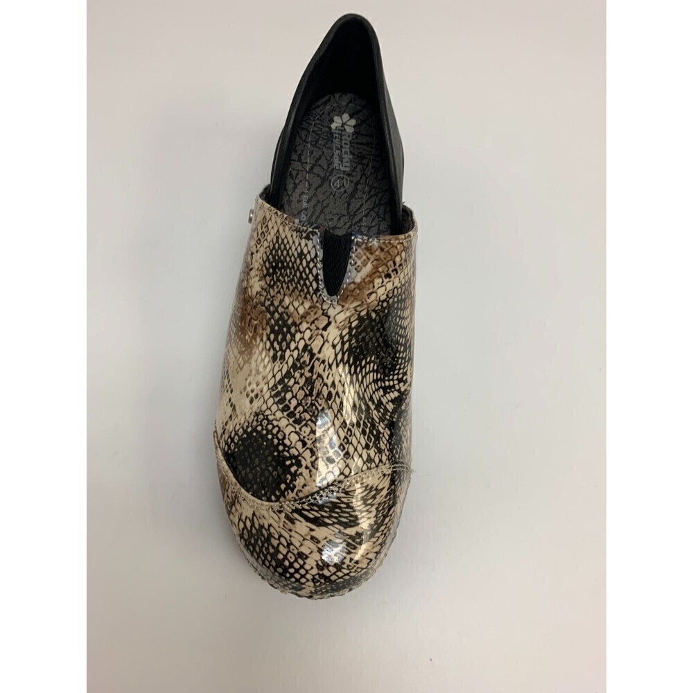Rocky 4EurSole Serpentine Clogs Snakeskin Print Shoes RKH052 Womens 10-10.5W - Picture 12 of 15
